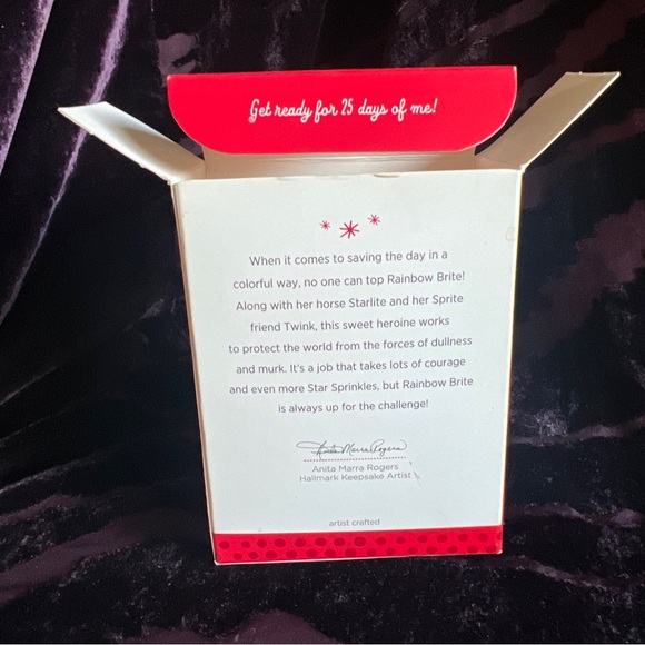 Rainbow Brite Christmas ornament/hallmark, rainbow, Brite new in box - Picture 4 of 5